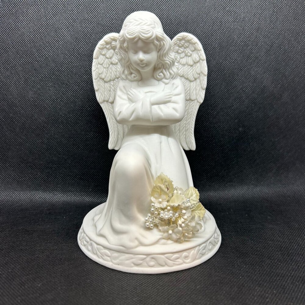 Elegant White Angel Figurine